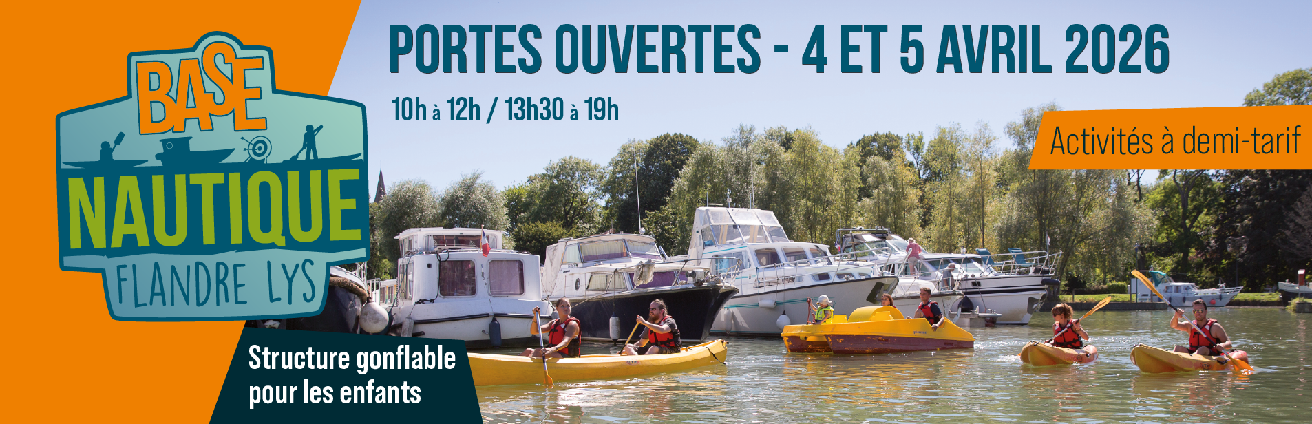 Base nautique : portes ouvertes les 4 et 5 avril 