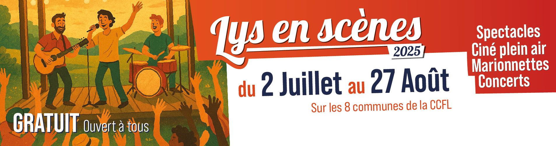 Lys en Scènes 2025 : du 2 juillet au 27 août ! 
