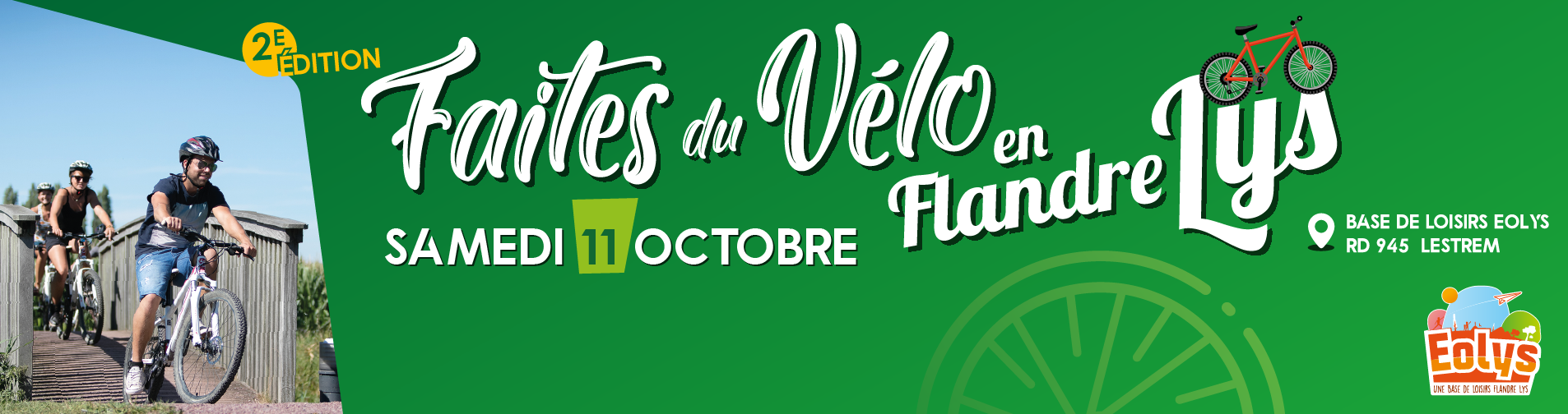 2e édition de "Faites du vélo en Flandre Lys" - Samedi 11 octobre